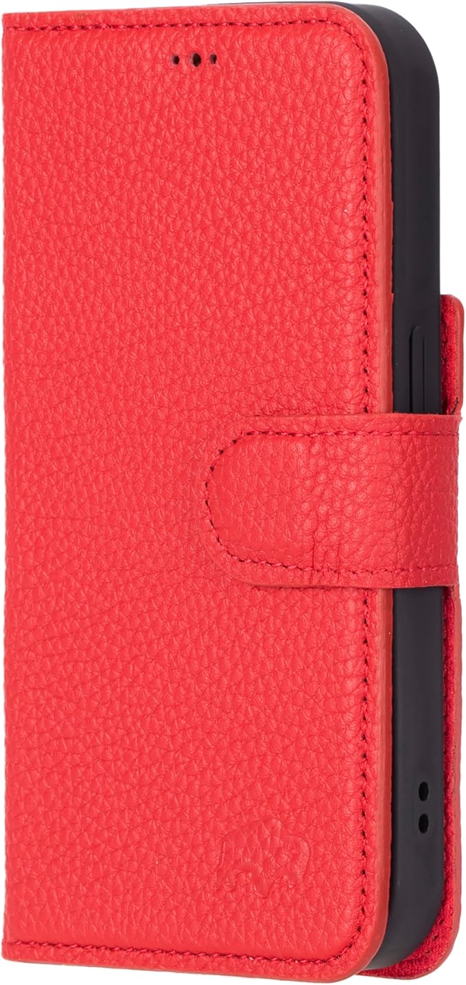 BLACKBROOK Case for iPhone 15 Pro Leather Case with Wallet, Carter Premium Leather Magnetic 2-in-1 Set for MagSafe Wallet with RFID, Cash, ID & 4 Card Slots, Compatible with iPhone 15 Pro