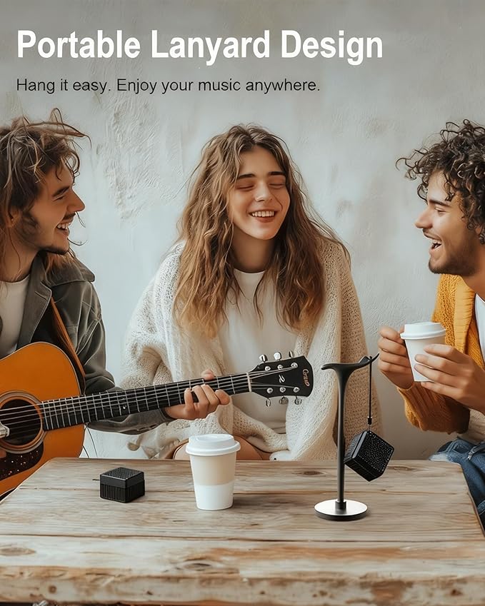 Portable Bluetooth Speakers, IPX6 Waterproof Wireless Outdoor Small Speaker with 24H Playtime, HD Stereo Bass, Bluetooth 5.3, Electronics for Home, Shower, Outdoors, Travel