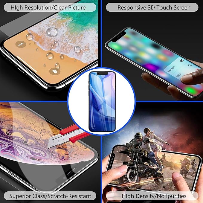for iPhone 13 Mini Screen Replacement 5.4 Inch, 3D Touch LCD Display for A2481, A2626, A2628, A2629, A2630, with Repair Tools Kit+ Waterproof Frame Adhesive Sticker+Screen Tempered Protector