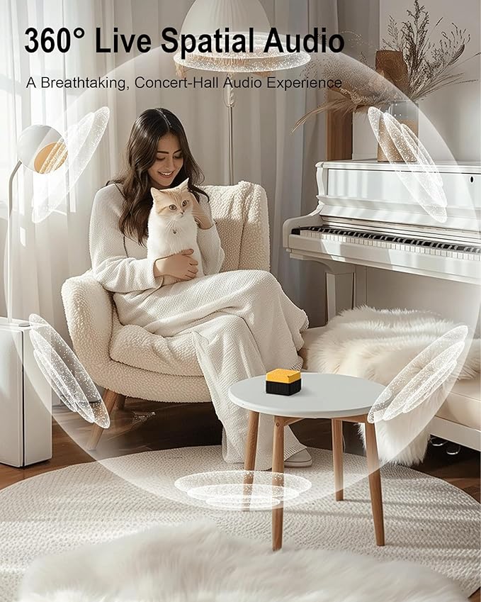 Portable Bluetooth Speakers Wireless, IPX6 Waterproof & Dustproof Small Portable Speaker, High Loud Stereo Sound, Built-in Mic, TWS Pairing, with Storage Box, Easy for Carry/Outdoor/Travel (Yellow)
