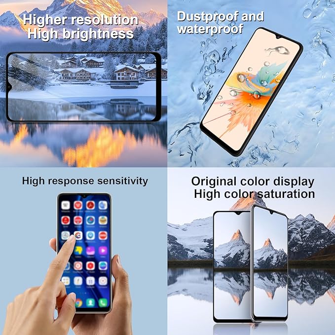 EFAITHFIX for Samsung Galaxy A04S A047 Screen Replacement with Frame 6.5 Inch LCD Display Digitizer for Samsung A047U A047A A047W A047F/DS Screen Replacement Touch Screen Assembly with Repair Tools