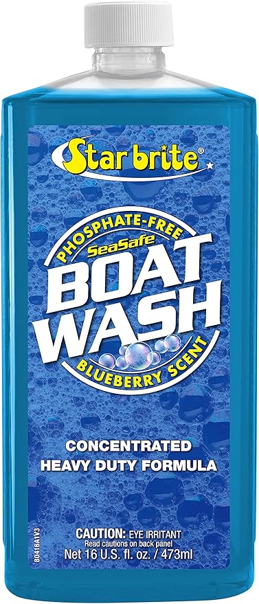 STAR BRITE Concentrated Boat Wash - Biodegradable, Phosphate-Free, Blueberry Scent - 16 OZ (080416P)