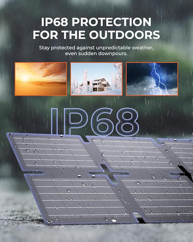 BigBlue 28W Solar Panel Charger with Dual USB and BigBlue 60W Solar Panels with Tripe Outputs