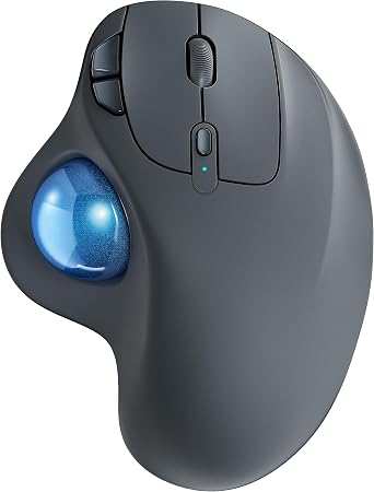 Nulea M501 Wireless Trackball Mouse Ergonomic Thumb Control, 4 DPI Levels