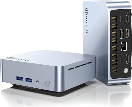 Getorli Mini PC AMD Ryzen 5 3501U (4C/8T, Max 3.7GHz) Small Desktop Computer 16GB DDR4 RAM 512GB NVMe SSD Budget Micro Compact PCs 4K HD Dual HDMI WiFi 6 BT5.3 Prebuilt OS-Home Office Gaming Streaming - Image 4