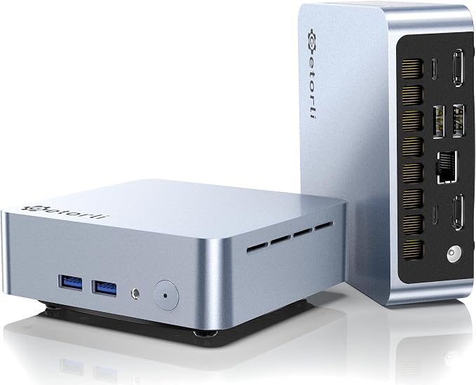 Getorli Mini PC AMD Ryzen 5 3501U (4C/8T, Max 3.7GHz) Small Desktop Computer 16GB DDR4 RAM 512GB NVMe SSD Budget Micro Compact PCs 4K HD Dual HDMI WiFi 6 BT5.3 Prebuilt OS-Home Office Gaming Streaming - Image 8