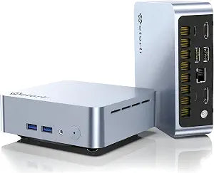 Getorli Mini PC AMD Ryzen 5 3501U (4C/8T, Max 3.7GHz) Small Desktop Computer 16GB DDR4 RAM 512GB NVMe SSD Budget Micro Compact PCs 4K HD Dual HDMI WiFi 6 BT5.3 Prebuilt OS-Home Office Gaming Streaming - Image 1