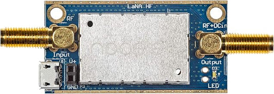 Lana HF Barebones - Ultra Low-Noise LF, MF & HF Amplifier (LNA) Module for RF & Software Defined Radio (SDR). Wideband 50kHz-150MHz Frequency Capability with Bias Tee & USB Power Options - Image 1