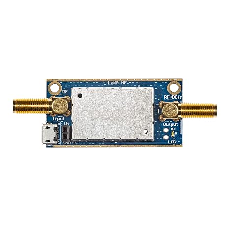 Lana HF Barebones - Ultra Low-Noise LF, MF & HF Amplifier (LNA) Module for RF & Software Defined Radio (SDR). Wideband 50kHz-150MHz Frequency Capability with Bias Tee & USB Power Options