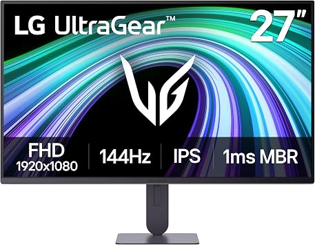 LG 27G414B-B 27-inch Ultragear IPS 1080p 144Hz 1ms G-Sync Gaming Monitor