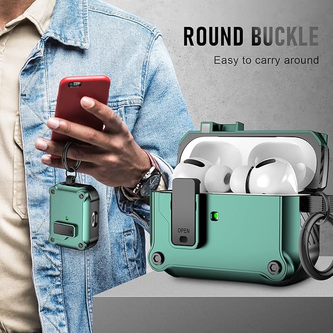 Compatible with Airpods Pro 3 Case(2025),for Airpods Pro 3rd Generation Cases Cover with Keychain Cleaner Kit Soft Silicone Shockproof Cover for Women Men