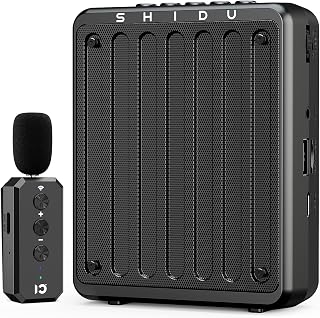 SHIDU 20W Voice Amplifier Wireless Lavalier Microphone Bluetooth - Image 1