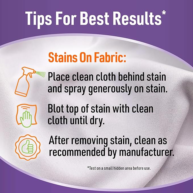 CLR Stain-Free Carpet, Floor & Fabric, Fast-Acting Stain Remover, 26 Ounce