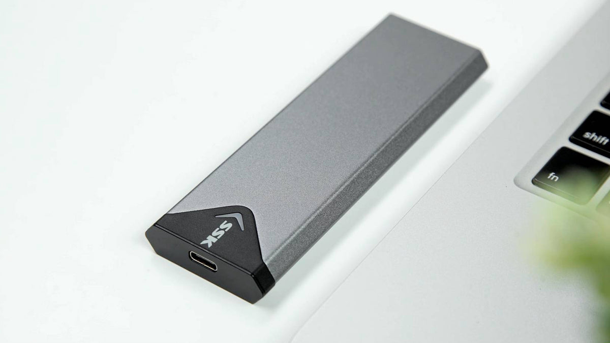 SSK M.2 to USB NVMe SATA SSD Enclosure USB 3.2 Gen2 10Gbps Adapter Reader