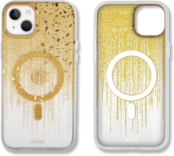 Sonix Case for iPhone 15 Plus/iPhone 14 Plus | Compatible with MagSafe | 10ft Drop Tested | Drippin' Gold
