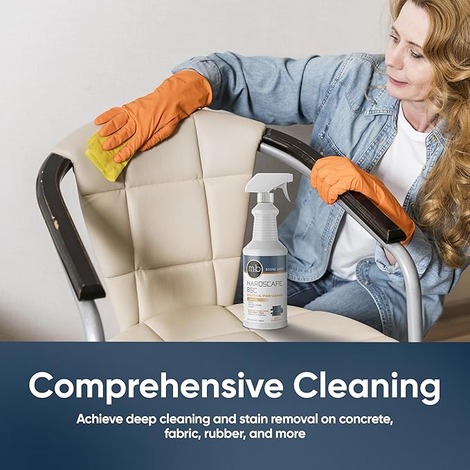 MB Stone Hardscape BSC Multi-Surface Outdoor Cleaner, Concrete, Brick, Stone, Headstones, Grave Cleaning, Siding, Pation, Deck and Outdoor Cleaner Stain Remover