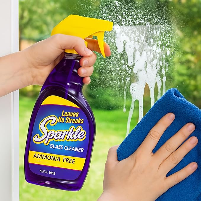 Sparkle Glass Cleaner, Ammonia-free, 33.8 oz. (Pack of 1)