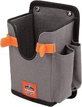 Ergodyne Squids 5543 Barcode Scanner Holder Equipment Mount for Gun Grip Mobile Computers, Handheld Bar Code Scanners, Fastener Straps to Attach to Forklift Gray Large - Image 1