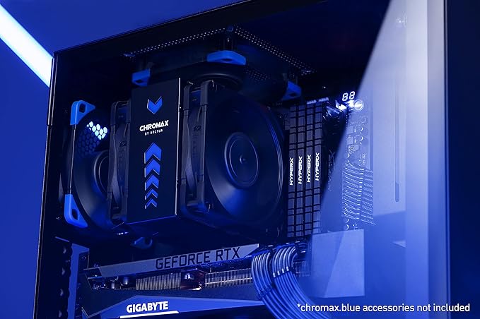 Noctua NH-U12A chromax.Black, 120mm Single-Tower CPU Cooler (Black)