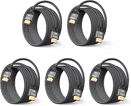 HDMI 2.1 Cable, 15FT, 5-Pack, 48Gbps, 8K@60Hz - Image 1