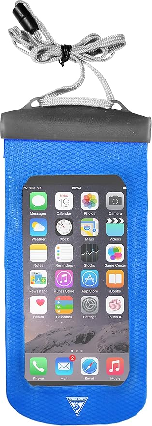 Seattle Sports E-Merse™ Waterproof Submersible Phone Pouch Protective Case, Premium Ripstop Material, Submersible to 10 feet, Ultra Clear Responsive Touch Screen