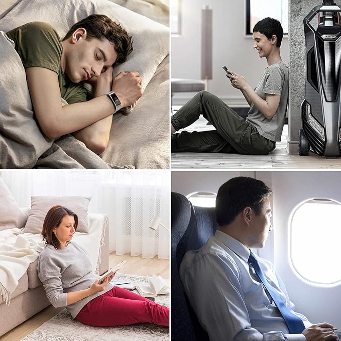 Sleep Earbuds, Comfortable Sleeping Headphones Small Design for Side Sleepers Invisible Buds Wireless Bluetooth Earphones for Noise Blocking Snoring