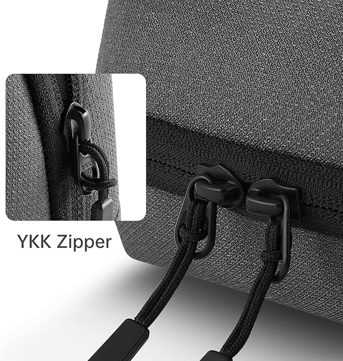 Electronic Organizer Travel Case Bag for Cables, Switch, SD card, Passport and More ??Ultimate Protection & Portability Waterproof (Grey)