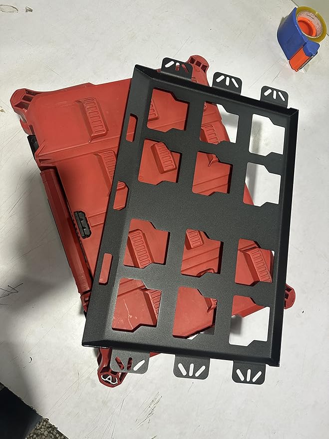 for milwaukee packout wall mount Packout Mounting Plate, Metal Base for Milwaukee Toolboxes, milwaukee mounting plate Wall or Floor Mount (2 Full Width)
