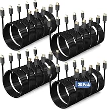 4K HDMI Cable 6FT 20-Pack, 4K@60Hz 18Gbps, ARC, HDR, 3D - Image 1