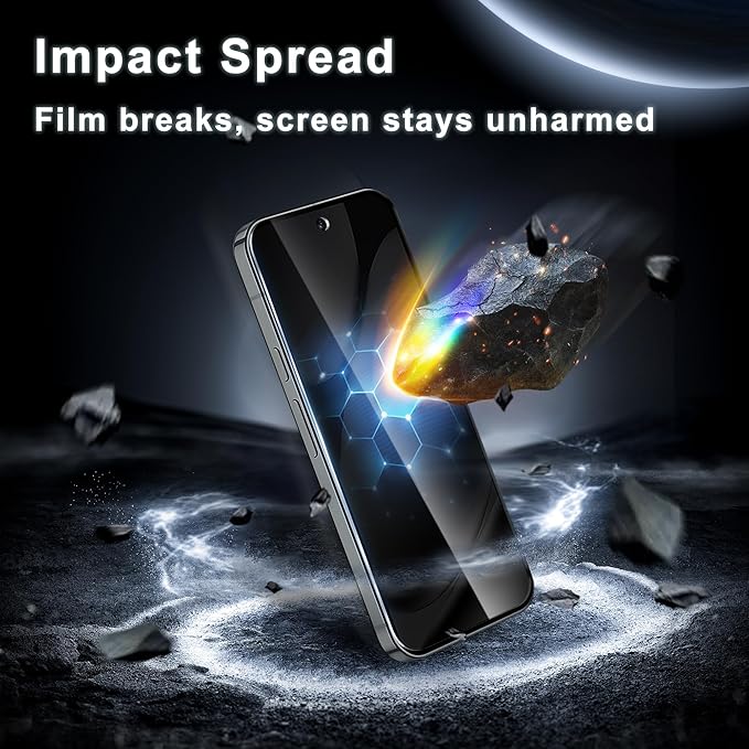 2 Pack for Google Pixel 10 Pro XL Privacy Screen Protector, 2 Pack Camera Protector, Fingerprint Compatible, Anti Spy, 9H Hardness Glass for Google Pixel 10 Pro XL