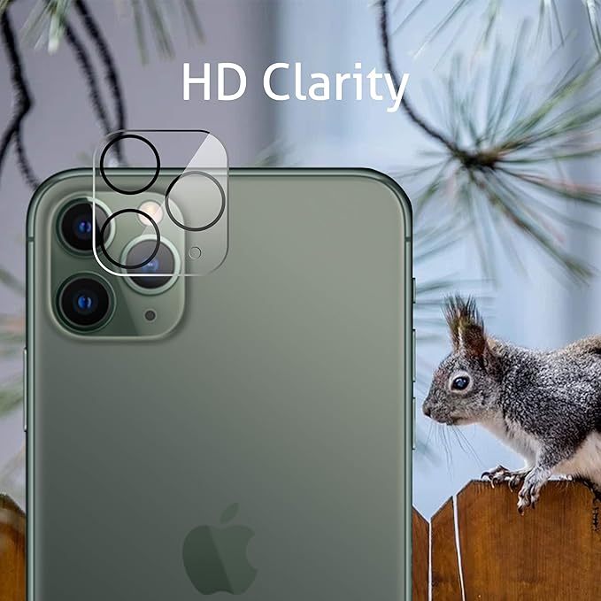 Ailun 2 Pack Screen Protector for iPhone 11 Pro [5.8 inch] + 2 Pack Camera Lens Protector, Tempered Glass Film, [9H Hardness] - HD