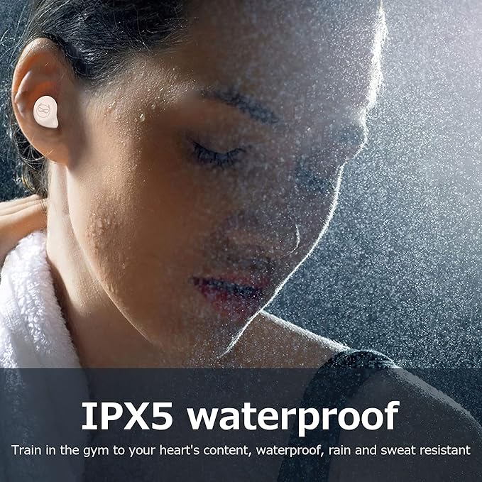 Wireless Earbuds for kids,Cute Hasky Design Earbuds for Phone, IPX5 Waterproof Stereo Headphones in Ear with Mic and Charging Case, 36H Playtime Touch Control True Wireless Bluetooth Earphone.