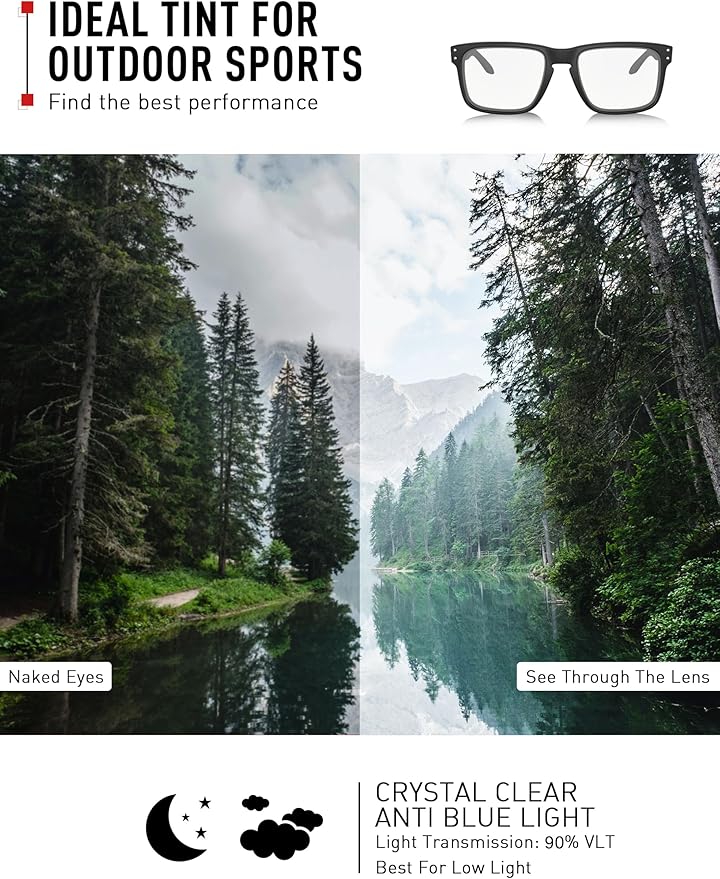 ThunderClap POLARIZED Replacement Lenses Compatible with Ray-Ban Meta Wayfarer RW4006 50mm | RW4008 53mm Smart Glasses