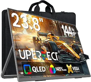 UPERFECT 24" 144Hz Portable Monitor, QLED 145% sRGB 450Nits Gaming Monitor