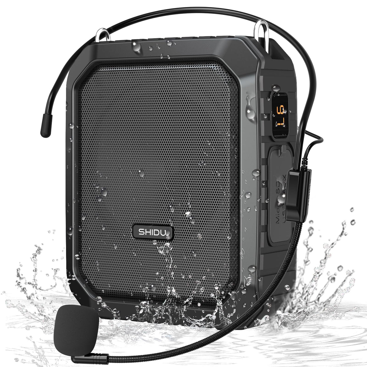 SHIDU Voice Amplifier for Teacher with Portable Microphone Waterproof
