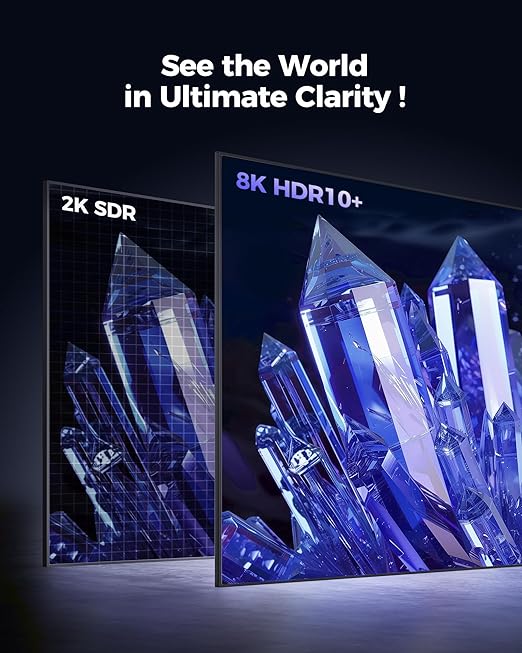 Silkland HDMI 2.1 Cable 20FT, [4K@240Hz 144Hz 120Hz, 8K@60Hz] 1440P Ultra High Speed HDMI Cable 48Gbps (Upgrade Braided), HDR10+, eARC, HDCP 2.3, Compatible for Xbox/PS5/PS4/Roku TV