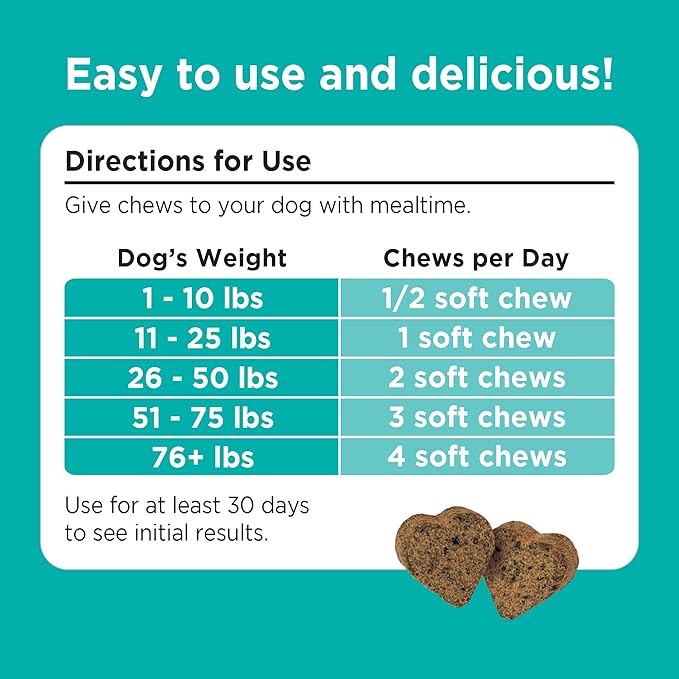 Solid Gold Cat & Dog Multivitamin Chews - Kelp, Omega 3 & Vitamins for Dental, Digestive, Immune, Skin & Coat Health - Multi Vitamin for Dogs & Cats - Sea Kelp Based Soft Chew for All Ages - 120ct