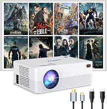 Mini Projector for iPhone, Portable Projector 1080P Support and 5W Speaker - Image 1