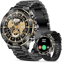 SOUYIE Luxury Smart Watch for Men Bluetooth Call, 1.43" AMOLED, iOS/Android - Image 1