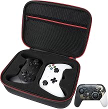 Younik Controller Carrying Travel Case, Protective Hard Case for 2 Universal Controllers, Compatible with P5, P4, X-box 1, Switch Pro, Black - Image 1