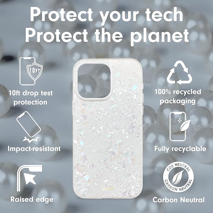 Sonix Case for iPhone 15 Pro Max | Compatible with MagSafe | 10ft Drop Tested | Pearl Tort