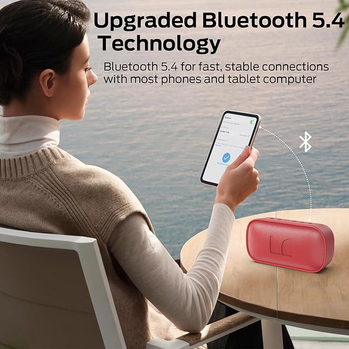 Monster S150 Speaker, Strong Bluetooth 5.4, IPX7 Waterproof Wireless Speaker, Support Sulti-Channel Connection, HD Hands-Free Calling, Compact Design Bluetooth Speakers