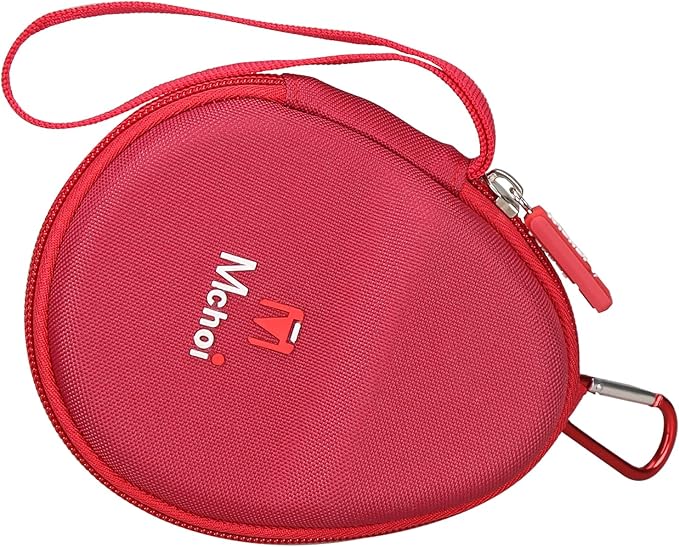 Mchoi Hard Case Fits for Aftershokz Aeropex/Aftershokz Titanium Mini/Aftershokz Air/Aftershokz Openmove/Openrun Pro, Open-Ear Wireless Bone Conduction Headphones, Red, Case Only
