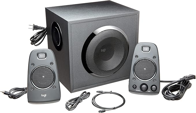 Logitech Z625 Powerful THX® Certified 2.1 Speaker System with Optical Input