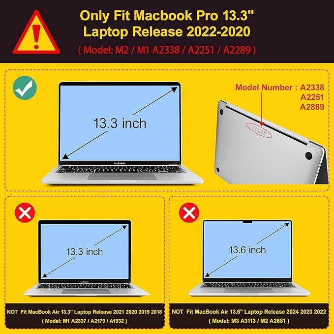 Mektron Custom Personalized Photo for MacBook Pro 13-inch Case 2022 2021 2020 Release A2338 M2 M1 A2289 A2251, Printed Plastic Hard Shell Cover for New MacBook Pro 13.3-inch Touch Bar Fits Touch ID