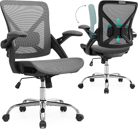 Ergonomic Office Chair, Computer Desk Chair with Lumbar,Grey - Image 5