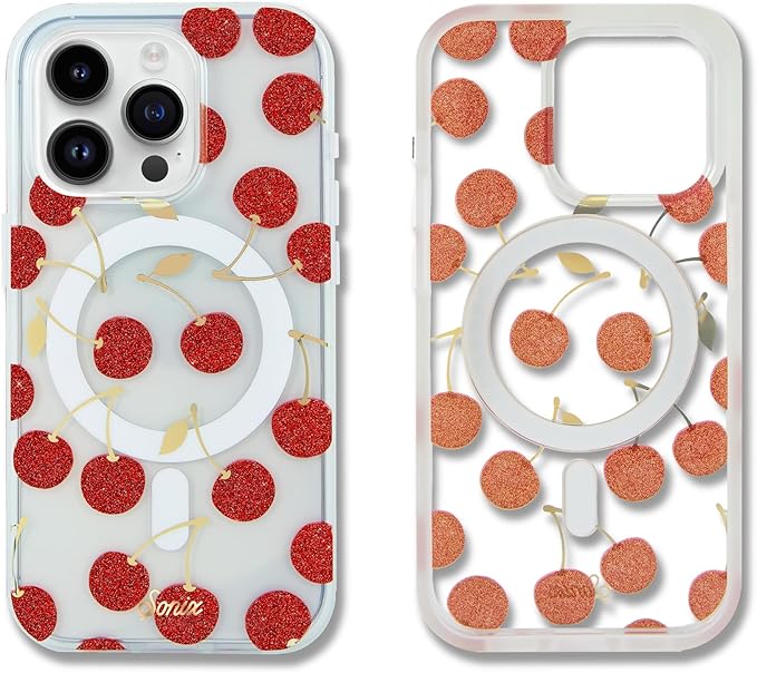 Sonix Case for iPhone 15 Pro | Compatible with MagSafe | 10ft Drop Tested | Cherry on Top