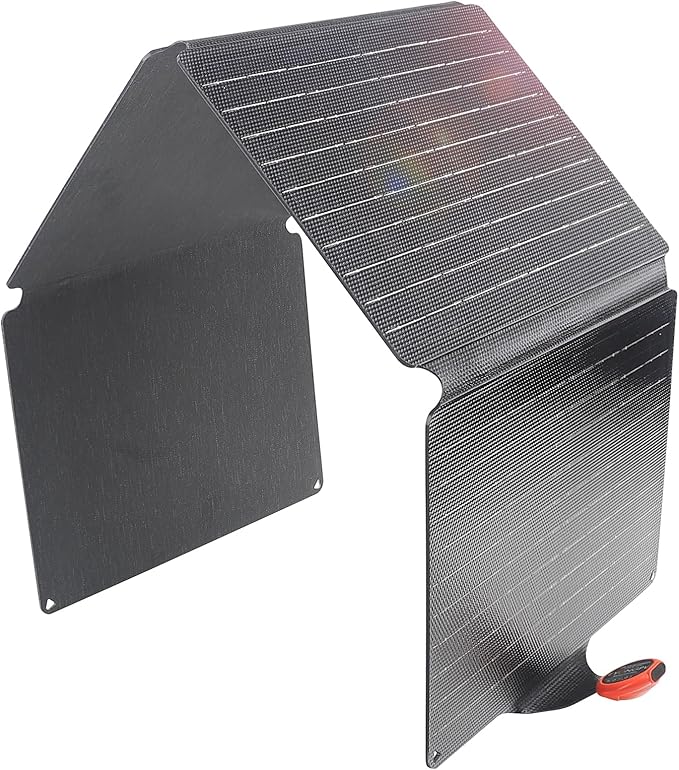 EYONGPV 36W Portable Foldable Solar Panel with Croc-Eye USB-C PD Fast Charging Output, IP67 Waterproof Compact Solar Charger for Phones, Power Banks, Camping, Hiking, Backpacking
