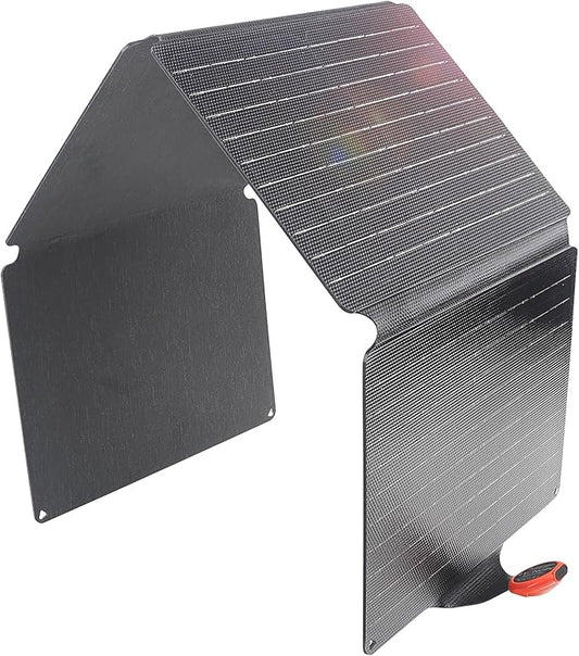 EYONGPV 36W Portable Foldable Solar Panel with Croc-Eye USB-C PD Fast Charging Output, IP67 Waterproof Compact Solar Charger for Phones, Power Banks, Camping, Hiking, Backpacking