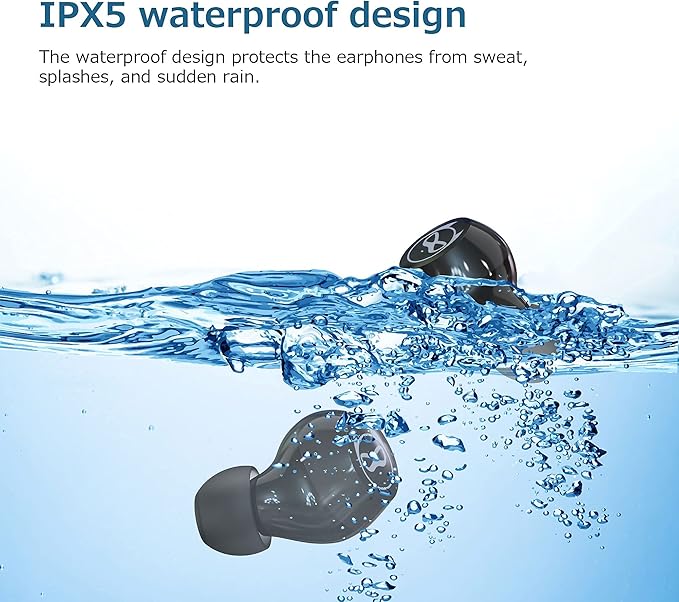 Kids Wireless Earbuds, Noise Reduction Earbuds for Kids Bluetooth 5.0 Waterproof in-Ear Headphones with Mic and Charging Case, Deep Bass Touch Control 36H Playtime Headset for School.